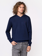 Пуловер чоловічий Lee Cooper ADAM-ORGANIC XL Темно-синій (5904347387822) - зображення 1