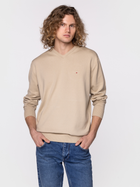 Пуловер чоловічий Lee Cooper ADAM-ORGANIC XL Бежевий (5904347387785) - зображення 1