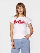 Футболка бавовняна жіноча Lee Cooper LOGAN3-3030 M Білий/Червоний (5904347388973) - зображення 3