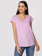 Koszulka damska bawełniana Lee Cooper OLIVIA-4046 L Różowa (5904347389161) - obraz 3