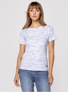 Koszulka damska bawełniana Lee Cooper ZAHRA-4910 S Biała (5904347394189) - obraz 1