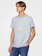 Koszulka męska bawełniana Lee Cooper BOATING CLUB-1010 3XL Błękitna (5904347388133) - obraz 3