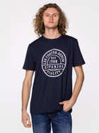 Koszulka męska bawełniana Lee Cooper BRAND8-8010 L Niebieska (5904347395988) - obraz 3