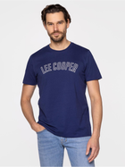 Koszulka męska bawełniana Lee Cooper COLLEGE-2400 XL Niebieska (5904347395612) - obraz 1