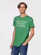 Koszulka męska bawełniana Lee Cooper FUTURE-1010 3XL Zielona (5904347387990) - obraz 3