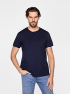 Koszulka męska bawełniana Lee Cooper HENLEY-4587 L Granatowa (5904347395339) - obraz 1