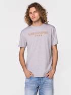 Koszulka męska bawełniana Lee Cooper LC BLOCK2-1010 M Szara (5904347388409) - obraz 3