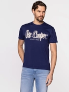 Koszulka męska bawełniana Lee Cooper LOGO DRAW-1010 M Niebieska (5904347388584) - obraz 3