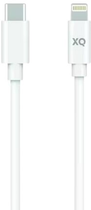 Kabel Xqisit NP USB Type-C - Lightning 1.5 m White (4029948221854) - obraz 1