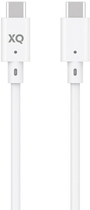 Kabel Xqisit NP E-Mark USB Type-C - USB Type-C 1 m White (4029948221533) - obraz 1
