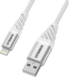 Kabel Otterbox Premium USB Type A - Apple Lightning 1 m White (840104218082) - obraz 1