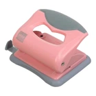 Діркопробивач пластиковий Buromax Pastel до 20 аркушів 125х95х65 мм рожевий (BM.4020-10)