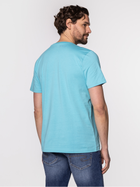 Koszulka męska bawełniana Lee Cooper OBUTCH-875 S Błękitna (5904347394912) - obraz 2