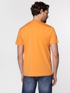 Koszulka męska bawełniana Lee Cooper OBUTCH-875 M Pomarańczowa (5904347395117) - obraz 2