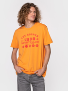 Koszulka męska bawełniana Lee Cooper SPORTS CLUB -1010 M Pomarańczowa (5904347388232) - obraz 3