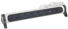 Przedłużacz Legrand 5 gniazd USB Type-A + USB Type-C 1.5 m Black/White (3414971942646) - obraz 1