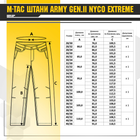 Брюки NYCO Multicam M-Tac Gen.II Extreme Army 32/30 - изображение 6