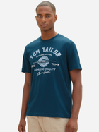 Футболка чоловіча Tom Tailor L1037735209 S Зелена (4067261555065) - зображення 4