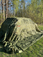 Маскировочная сетка весна лето 8х10м зеленая для автомобиля, пикапа, внедорожника и техники "Камуфляж №1" - изображение 4