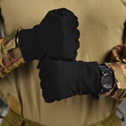 Перчатки с откидными пальцами и антискользящим покрытием черные размер XL - изображение 3