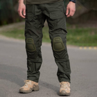 Мужские штаны с наколенниками G2 R&M рип-стоп олива размер 2XL - изображение 1