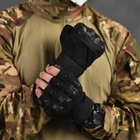Беспалые перчатки с защитными накладками Outdoor Tactics черные размер XL - изображение 3