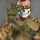 Перчатки с защитными накладками и липучками для регулировки олива размер L - изображение 5