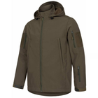 Чоловіча куртка з капюшоном G4 Softshell олива розмір 2XL - зображення 1