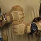 Крепкие Сенсорные Перчатки TrekDry с закрытыми пальцами койот размер L - изображение 3