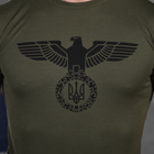 Чоловіча футболка потовідвідна Eagle Coolmax олива розмір M - зображення 4