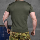 Потовідвідна чоловіча футболка Odin Coolmax з принтом Maria олива розмір XL - зображення 3