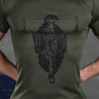 Потовідвідна чоловіча футболка Odin Coolmax з принтом Maria олива розмір XL - зображення 4