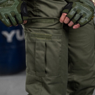 Чоловічі Штани "Bandit" грета з місткими кишенями олива розмір S - зображення 6