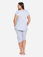 Piżama (koszulka + spodnie) damska Doctor Nap Pw.9232 XXXL Szara (5902701122508) - obraz 7