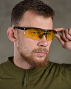 Тактические очки c 5 поляризованными линзами / Баллистические очки ЛГ7158 - изображение 3