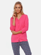 Піжама (кофта + штани) жіноча бавовняна Doctor Nap PM.4566 XL Рожева (5903622061556) - зображення 3