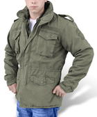 Куртка со съемной подкладкой SURPLUS REGIMENT M 65 JACKET M Olive - изображение 6