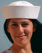 Шапка формена американська Navy US SAILOR HAT L White - зображення 6