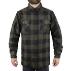 Рубашка фланелевая Sturm Mil-Tec Flannel Shirt 2XL Black - изображение 1