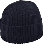 Шапка акриловая крупной вязки Beanie Cap Dark Navy - изображение 6