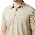 Рубашка тактическая 5.11 Tactical Aerial Short Sleeve Shirt 2XL Khaki - изображение 3