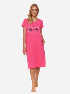 Нічна сорочка жіноча бавовняна Doctor Nap TCB.9992 XXL Рожева (5903622060054) - зображення 1
