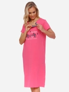 Нічна сорочка жіноча бавовняна Doctor Nap TCB.9992 XXL Рожева (5903622060054) - зображення 3