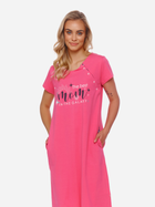 Нічна сорочка жіноча бавовняна Doctor Nap TCB.9992 XXL Рожева (5903622060054) - зображення 4