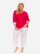 Piżama (bluza + spodnie) damska Doctor Nap PB.5279 XXL Czerwona (5902701188917) - obraz 1