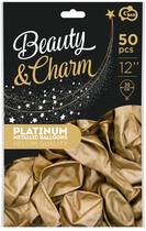 Повітряні кульки Godan Beauty & Charm Platinum Gold 50 шт (5902973163964) - зображення 3