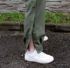Адаптивные штаны Кіраса при травмах ног олива двунитка с начосом one size 4221 - изображение 3