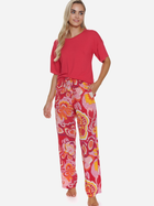 Piżama (T-shirt + spodnie) damska Doctor Nap PM.5322 L Czerwona (5902701190446) - obraz 1