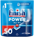 Капсули для посудомийної машини Finish Power All in 1 Regular 50 шт (5908252011544) - зображення 1