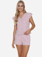 Піжама (футболка + шорти) жіноча бавовняна Doctor Nap PM.5325 L Рожева (5902701190576) - зображення 3